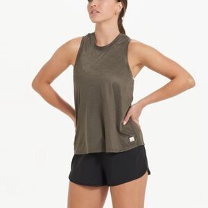 Vuori Olive Green Mod Racerback Tank Small Women